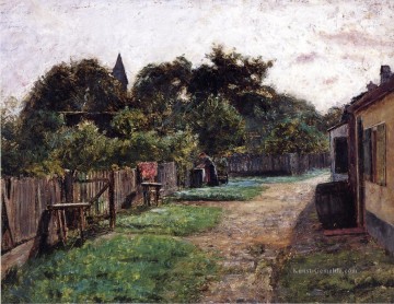  landschaften - Dorf Scene2 Impressionist Indiana Landschaften Theodore Clement Steele